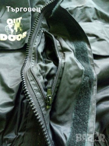 Черна зимна шуба за мотор -"Louis" , снимка 9 - Други спортове - 34361901