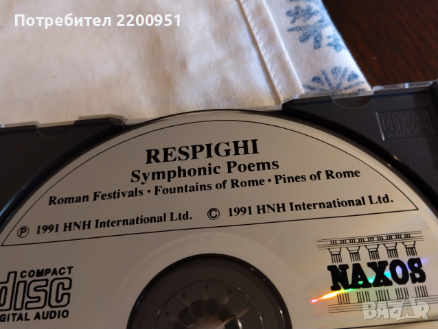 RESPIGHI, снимка 8 - CD дискове - 44701076