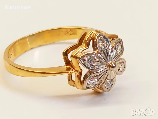 Руско злато , снимка 2 - Пръстени - 51534596