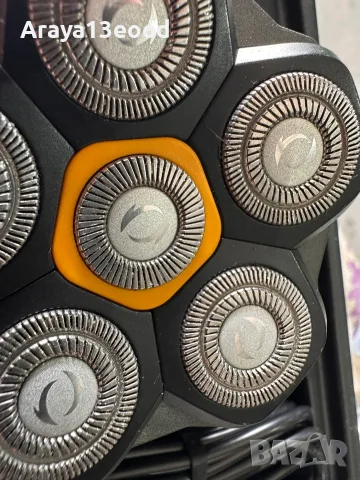 DOAO A6 Head Shaver – Водоустойчива електрическа самобръсначка за глава и лице с 6D плаваща глава, снимка 5 - Електрически самобръсначки - 55817694