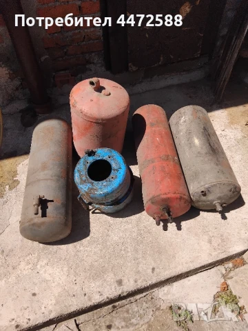 бутилки за въздух комплект с компресори гаечни и глухи ключове и други части и артикули 