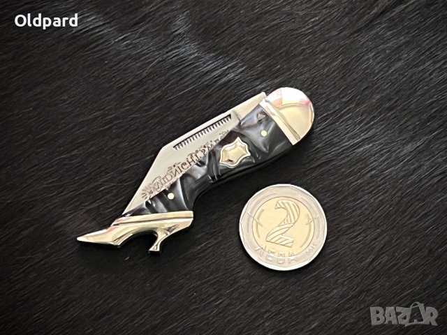 Колекционерски, удобен сгъваем джобен нож Small Leg Knife Midnight. RR960, снимка 4 - Ножове - 42905916