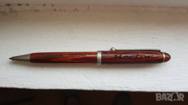 Дървена химикалка hector, снимка 1 - Други ценни предмети - 29814167