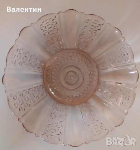 Сервиз за хранене от цветен кристал от 14 части, снимка 9 - Сервизи - 54137465