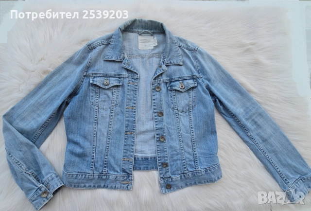 Дънково яке H&M размер ХЛ , снимка 5 - Якета - 54011174