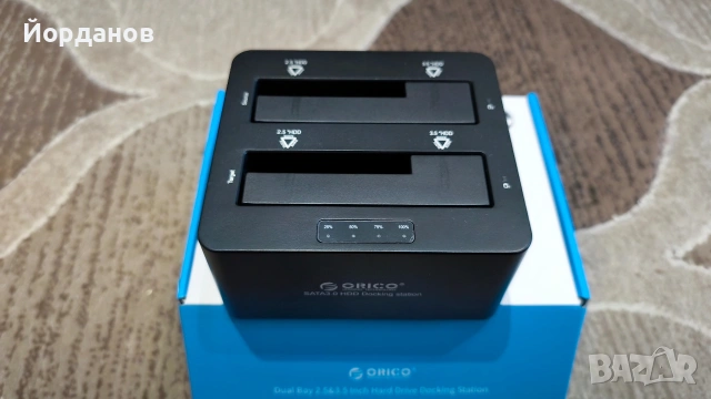 Док Станция ORICO 2.5 / 3.5 inch 2 Bay USB3.0 1 to 1 Clone Hard Drive Dock