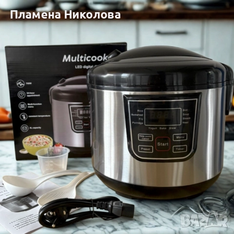 Smart Мултикукър 4L, 700W – 12 програми, таймер, 474, снимка 2 - Мултикукъри - 52332990