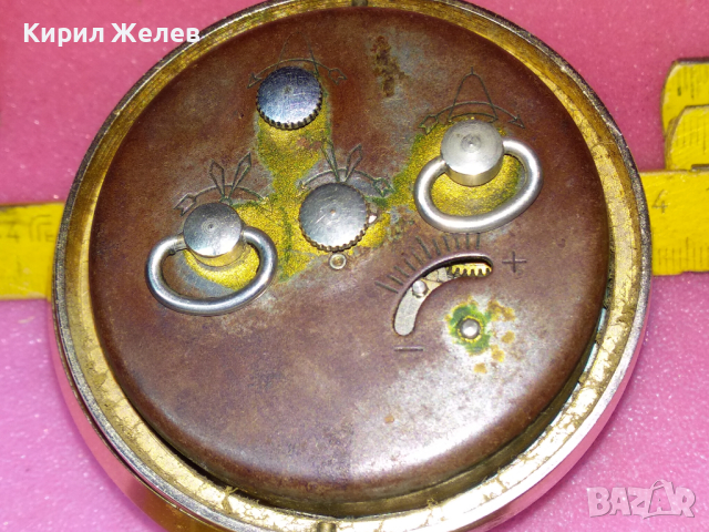 SLAVA MADE in USSR СЛАВА ГЛОБУС Стар РЯДЪК КОЛЕКЦИОНЕРСКИ РУСКИ БУДИЛНИК МЕХ. ЧАСОВНИК СССР 35271, снимка 6 - Антикварни и старинни предмети - 44545319
