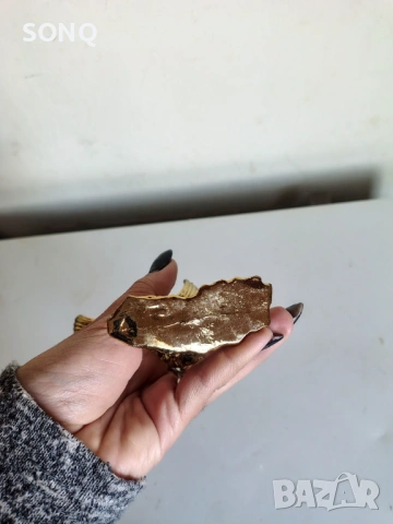 Уникална Статуетка Златен Орел Със Емайл, снимка 8 - Колекции - 53225612