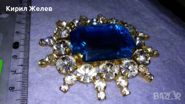 ЕФЕКТНА ЗЛАТИСТА АРТ АПЛИКАЦИЯ БИЖУ УКРАШЕНИЕ с ИСКРЯЩИ ФАСЕТИРАНИ КРИСТАЛИ 34598, снимка 10 - Други - 39072491