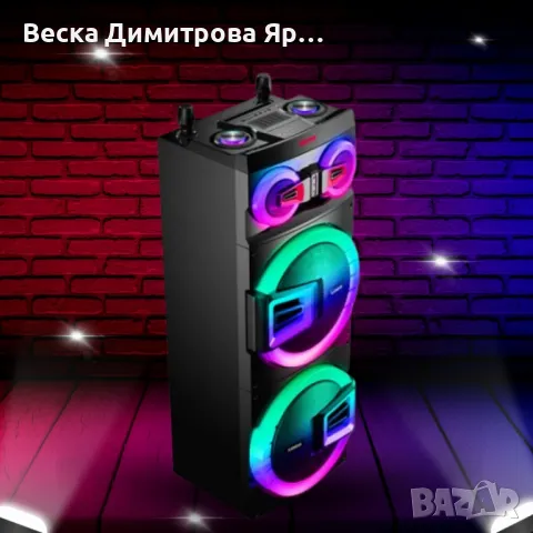 Тонколона Homey – Мощен звук и професионални функции, снимка 2 - Тонколони - 49775385