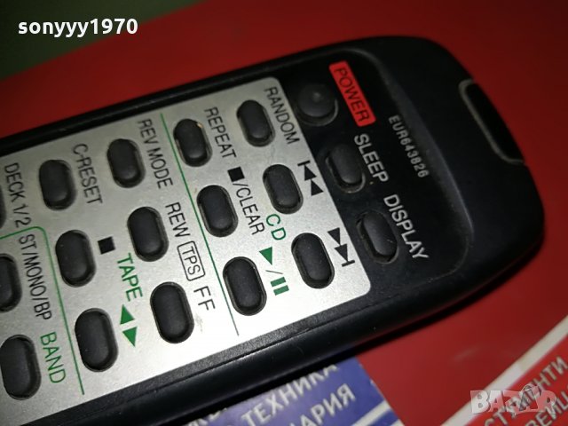 panasonic eur643826 remote control, снимка 12 - Други - 29776007