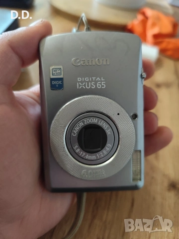 Canon Ixus 65 без батерия, снимка 7 - Фотоапарати - 53883718