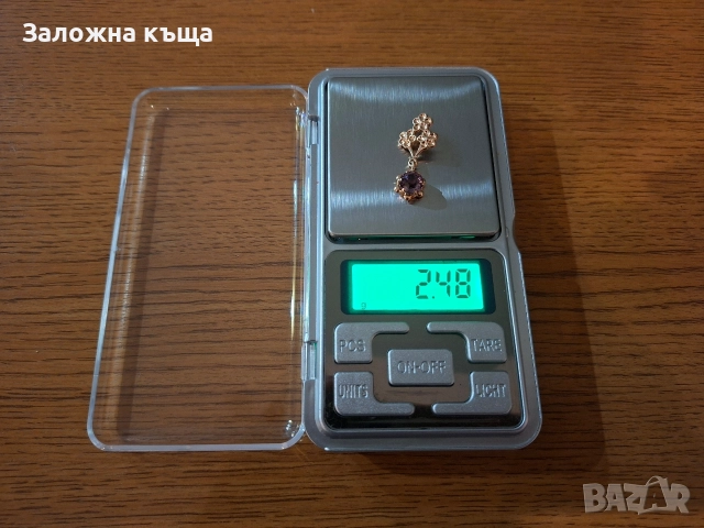 Златна висулка / Висулка за синджир - 2,48 гр. / 585 / 14К, снимка 5 - Колиета, медальони, синджири - 52815211