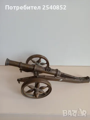 бронзово оръдие за бюро , снимка 5 - Антикварни и старинни предмети - 50409851