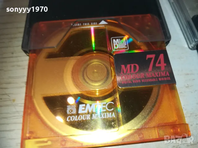 MAXELL & EMTEC MINIDISC X2 2509241113, снимка 3 - CD дискове - 47350797