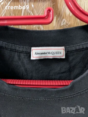 Alexander McQueen тениска, черна, XL, снимка 2 - Тениски - 56505742