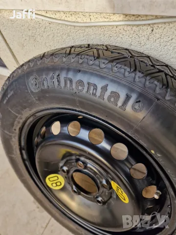 Оригинална Резервна Гума Патерица за BMW — 125/90 R15 Continental, снимка 3 - Гуми и джанти - 55791511