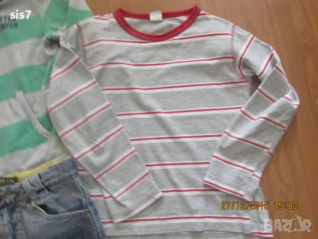 лот от суичър,две блузки и дънки в отлично състояние за ръст 122-128 за 13лв., снимка 7 - Детски комплекти - 51005207
