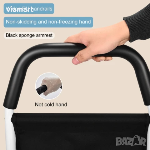 Помощна дръжка за изправяне от леглото - регулируема, стабилна, удобна, снимка 5 - Други - 50526374