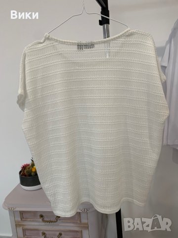 Дамска блуза от плетиво размер Л, снимка 10 - Тениски - 44275524