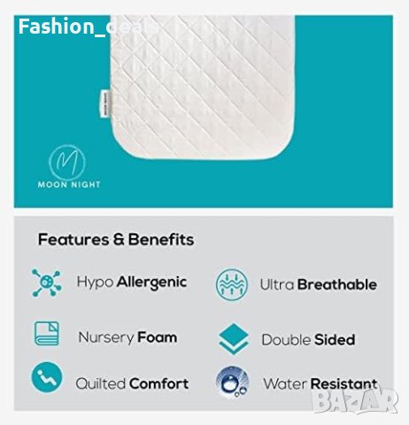 Нов Безшумен Бебешки Матрак Moon Night Максимален Комфорт Подарък, снимка 4 - Други - 42638950