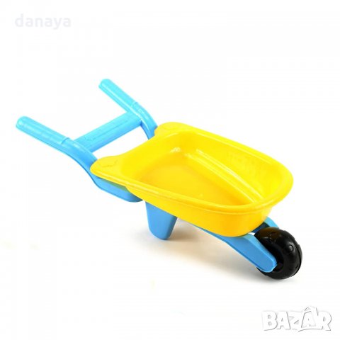 1548 Игрален комплект количка за пясък с лопатка търмък и 2 формички, снимка 3 - Други - 29332638