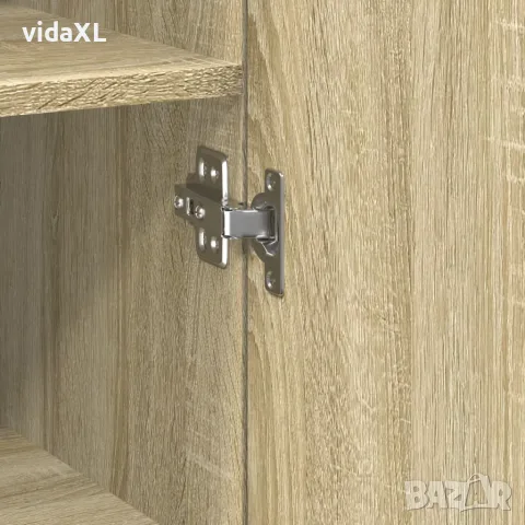 vidaXL Висок шкаф, сонома дъб, 40x42,5x185 см, инженерно дърво, снимка 6 - Бюфети - 56146875