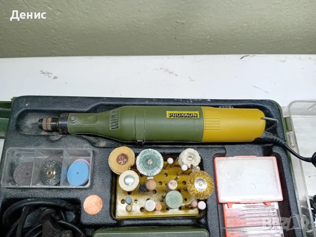 Мини дремел на професионалната марка proxxon , снимка 7 - Други инструменти - 53887708