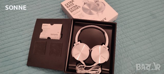 Слушалки SONY Extra Bass MDR-XB450AP, снимка 18 - Слушалки и портативни колонки - 40703608