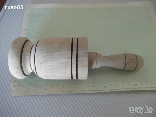 Хаванче дървено с чукало, снимка 2 - Аксесоари за кухня - 56103493