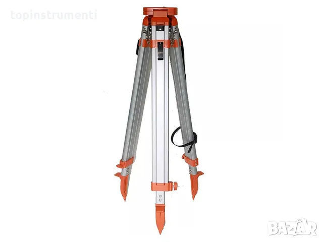 Алуминиева тринога / статив за оптичен нивелир, 3 нива, 90-150 см, (06842), снимка 5 - Измервателни инструменти - 47492823