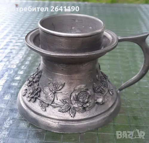 Предлагам  предмети Antik Vintage, изработени от калай 95%, снимка 4 - Антикварни и старинни предмети - 50015798