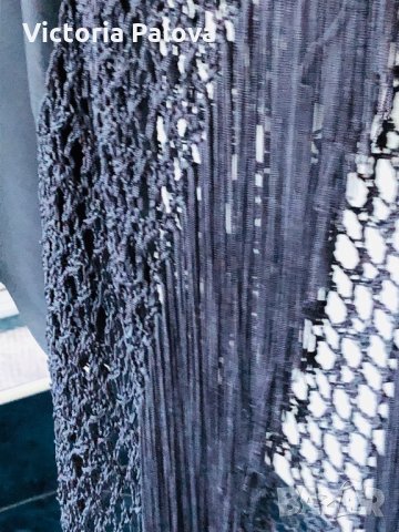 Модерна туника(рокля)с ресни,коприна, снимка 2 - Рокли - 29703075