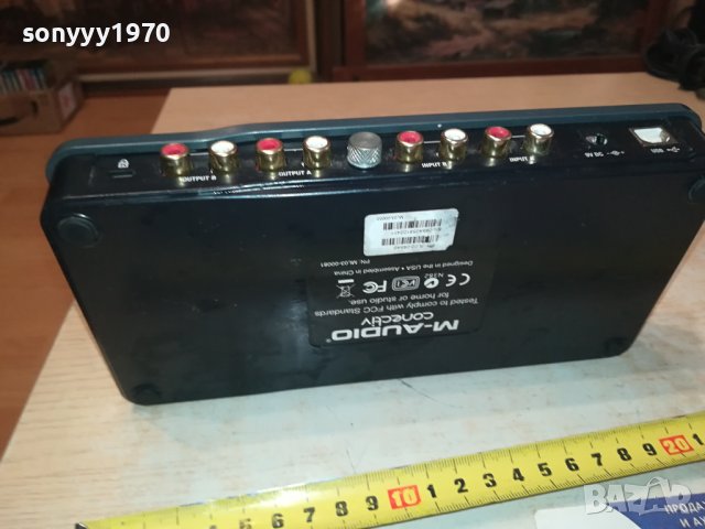 M-AUDIO CONECTIV-ВНОС GERMANY 1009231834, снимка 16 - Ресийвъри, усилватели, смесителни пултове - 42143657