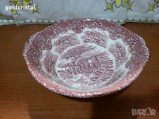 Стар английски порцелан купа 