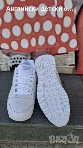 Авглийски детски маратонки естествена кожа-Reebok, снимка 7 - Детски маратонки - 52813912