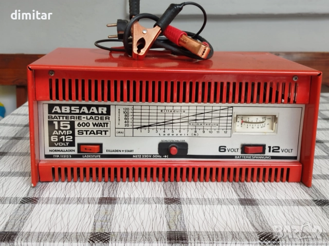 Бързо зарядно за акумулатор  ABSAAR 600 W - 6- 12 V, снимка 13 - Аксесоари и консумативи - 51855756