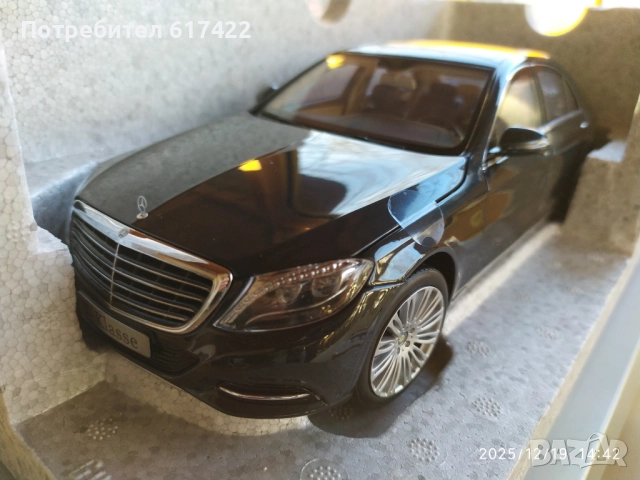1:18 Mercedes-Benz S-Klasse 2013 Langversion (V222) Norev, снимка 10 - Колекции - 52848373