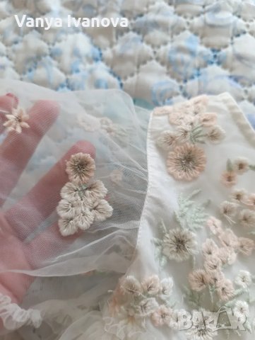 Next разкошна рокля на цветя и тюл , снимка 8 - Бебешки рокли - 49244281