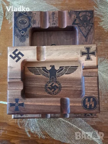 Дървен пепелник за пури , снимка 5 - Други - 36695379