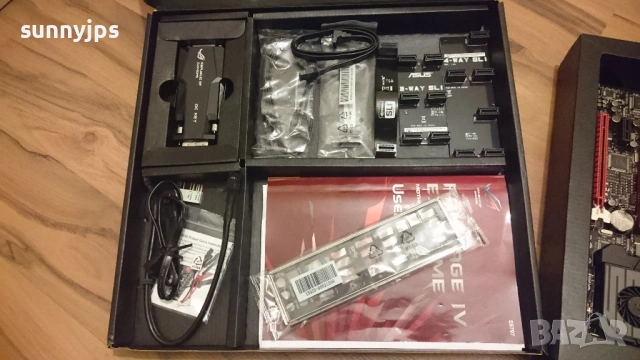 ASUS RAMPAGE IV Extreme LGA2011 + Intel Core i7-4960X Extreme Edition + 32GB DDR3, снимка 7 - Дънни платки - 54357949