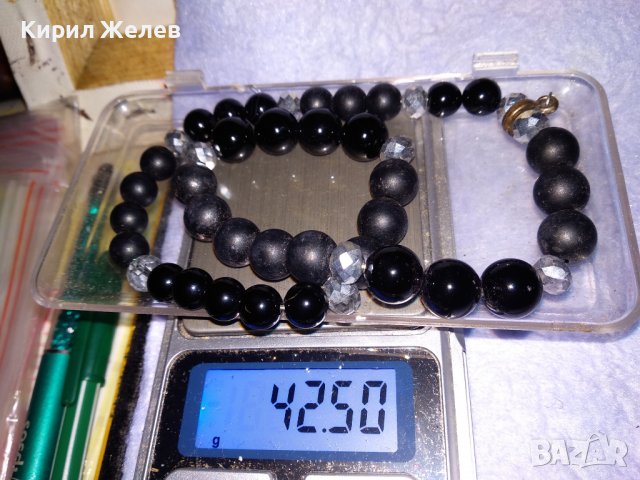 СТИЛНО АРИСТОКРАТИЧНО ВЕЧЕРНО КРИСТАЛНО АРТ ДЕКО КОЛИЕ 34733, снимка 2 - Колиета, медальони, синджири - 39191168