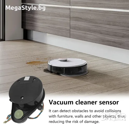 Оригинален Лазерен Сензор (LDS) Ecovacs 201-2102-2443 за Прахосмукачки Роботи (Модел: FM1828), снимка 9 - Резервни части за машини - 55736786