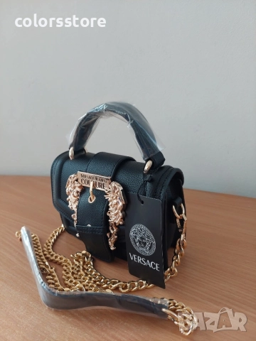 Черна чанта Vers@ce/SG60y, снимка 3 - Чанти - 51703755