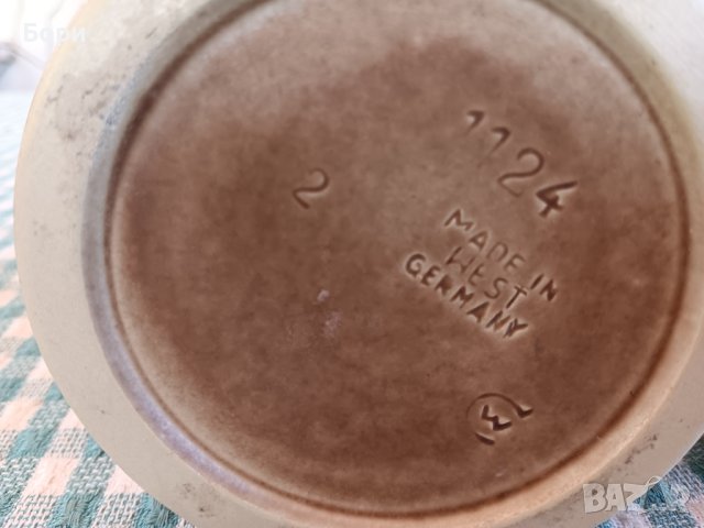 Стара немска халба за бира 1972г, снимка 8 - Чаши - 42887433