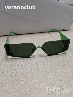 Слънчеви очила зелени Авангард 2023, снимка 4 - Слънчеви и диоптрични очила - 40315190