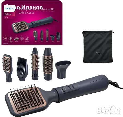 Сешоар Маша PHILIPS SERIES 5000 BHA530/00 AIR STYLER ДИАМЕТЪР MM 38.00 мм