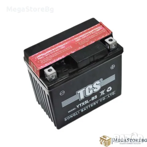 Акумулатор за мотор, мотоциклет, мотопед, скутер 12V 70A 4AH / YTX5L-BS