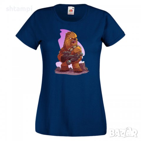 Дамска тениска Star Wars Chewbacca Star Wars Игра,Изненада,Подарък,Геймър,, снимка 7 - Тениски - 36788788